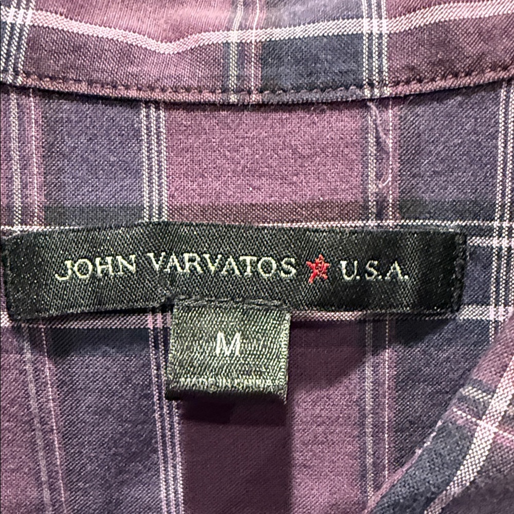 Men's John Varvatos Plaid Shirt